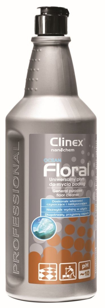 Uniwersalny płyn Clinex Floral Ocean do mycia podłóg 1l (77890) Uniwersalny płyn Clinex Floral Ocean do mycia podłóg 1l (77890)