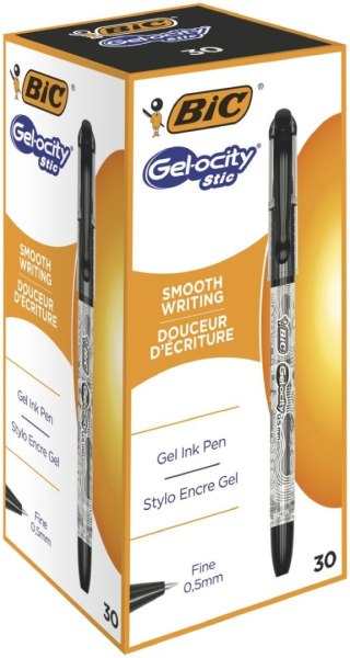 Długopis żelowy Bic GEL_OCITY czarny 0,5mm