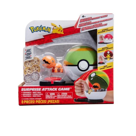 Figurka Orbico Sp. Z O.o. POKEMON Surprise Attack Gra - Trapinch with Nest Ball (PKW3169) Figurka Orbico Sp. Z O.o. POKEMON Surprise Attack Gra - Trapinch with Nest Ball (PKW3169)