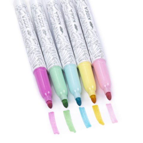 Marker specjalistyczny Kidea Pastel do tkanin, mix okrągła końcówka (MPOT5KA) Marker specjalistyczny Kidea Pastel do tkanin, mix okrągła końcówka (MPOT5KA)