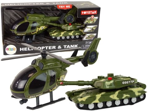 Czołg Lean z helikopterem, na napęd (15484) Czołg Lean z helikopterem, na napęd (15484)