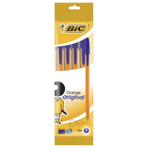 Długopis jednorazowy Bic orange 4 szt Długopis jednorazowy Bic orange 4 szt