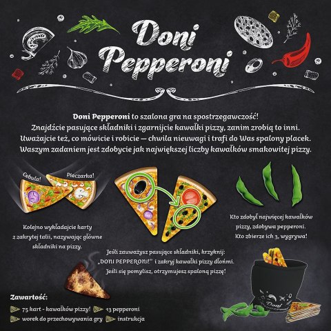 Gra pamięciowa Trefl Doni Pepperoni GRA Doni Pepperoni (02442) Gra pamięciowa Trefl Doni Pepperoni GRA Doni Pepperoni (02442)