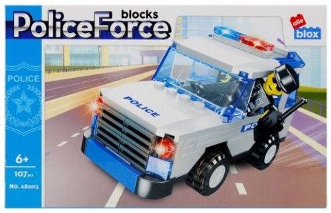 Klocki konstrukcyjne Alleblox Policja 107 elementy (492822) Klocki konstrukcyjne Alleblox Policja 107 elementy (492822)