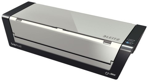 Laminator Leitz iLAM Touch Turbo Pro A3 czarno-srebrny (75190000) Laminator Leitz iLAM Touch Turbo Pro A3 czarno-srebrny (75190000)