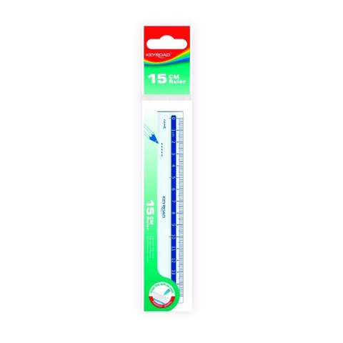 Linijka plastikowa Keyroad 15cm (KR971607) Linijka plastikowa Keyroad 15cm (KR971607)