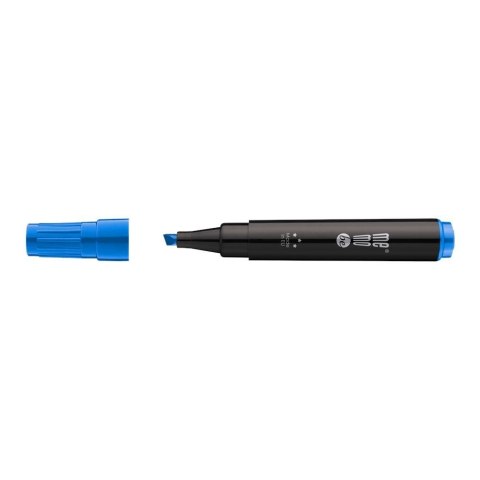 Marker permanentny Memobe niebieski, niebieski 1-4mm ścięta końcówka (MM201-03) Marker permanentny Memobe niebieski, niebieski 1-4mm ścięta końcówka (MM201-03)