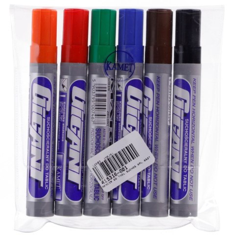 Marker suchościeralny Kamet, mix 1,5-2,5mm okrągła końcówka Marker suchościeralny Kamet, mix 1,5-2,5mm okrągła końcówka