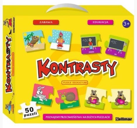 Puzzle (nd) Puzzle edukacyjne KONTRASTY 50 el. Puzzle (nd) Puzzle edukacyjne KONTRASTY 50 el.