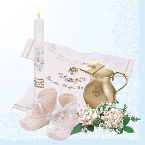 Serwetki Pol-mak chrzest różne papier [mm:] 330x330 (SL ch)