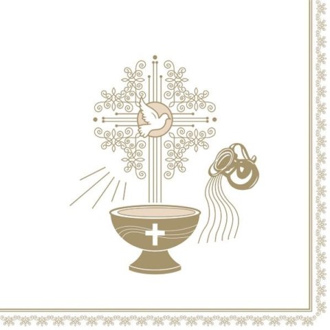 Serwetki Pol-mak chrzest różne papier [mm:] 330x330 (SL ch)