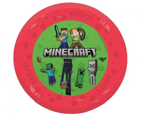 Talerz Godan wielokrotnego użytku 21cm Minecraft (95820) Talerz Godan wielokrotnego użytku 21cm Minecraft (95820)