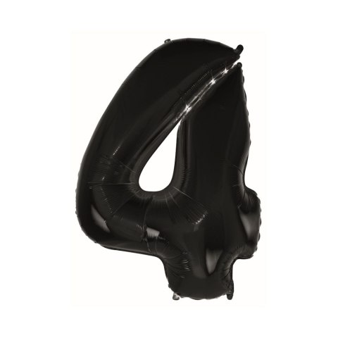 Balon foliowy Godan cyfra 4 CZARNA 45cal (FG-C85CZ4) Balon foliowy Godan cyfra 4 CZARNA 45cal (FG-C85CZ4)