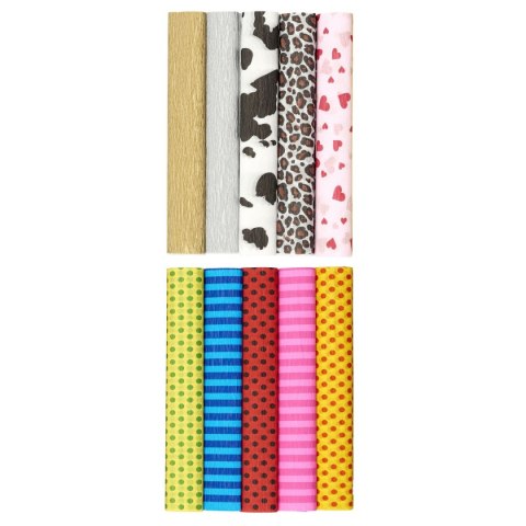 Bibuła marszczona TOP-2000 mix wzory mix 250mm x 2000mm (400153934) Bibuła marszczona TOP-2000 mix wzory mix 250mm x 2000mm (400153934)