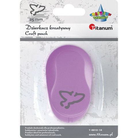 Dziurkacz ozdobny Titanum Craft-Fun Series 25mm gołąb zarys (T-8810-18) Dziurkacz ozdobny Titanum Craft-Fun Series 25mm gołąb zarys (T-8810-18)