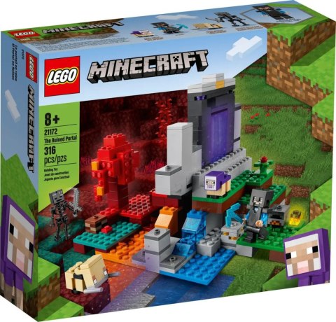 Klocki konstrukcyjne Lego Minecraft zniszczony portal (21172) Klocki konstrukcyjne Lego Minecraft zniszczony portal (21172)