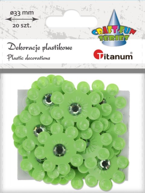 Kwiaty Titanum Craft-Fun Series samoprzylepne (2324043-green) Kwiaty Titanum Craft-Fun Series samoprzylepne (2324043-green)