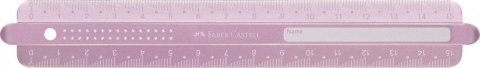 Linijka plastikowa Faber Castell Sparkle odporna na złamania 15cm (172015 FC) Linijka plastikowa Faber Castell Sparkle odporna na złamania 15cm (172015 FC)