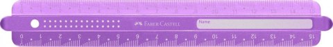 Linijka plastikowa Faber Castell Sparkle odporna na złamania 15cm (172015 FC) Linijka plastikowa Faber Castell Sparkle odporna na złamania 15cm (172015 FC)