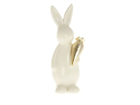 Ozdoba wielkanocna One Dollar zając ceramiczny z marchewką (359109) Ozdoba wielkanocna One Dollar zając ceramiczny z marchewką (359109)
