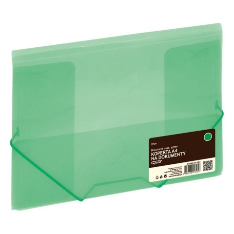 Teczka plastikowa na gumkę A4 zielony Grand (ZP041) Teczka plastikowa na gumkę A4 zielony Grand (ZP041)