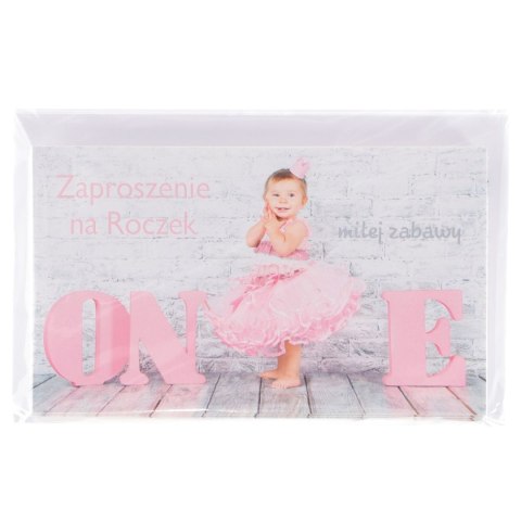 Zaproszenie Pol-mak 1 roczek Zaproszenie Pol-mak 1 roczek