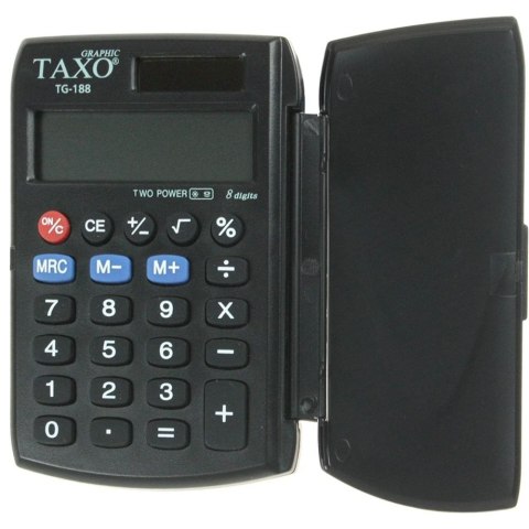 Kalkulator kieszonkowy TG-188 Taxo Graphic 8-pozycyjny Kalkulator kieszonkowy TG-188 Taxo Graphic 8-pozycyjny
