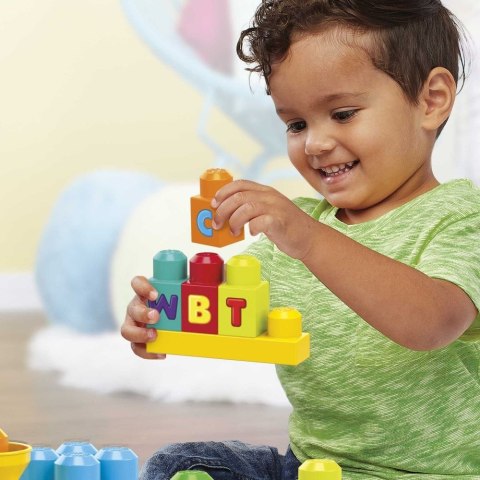 Lokomotywa Mega Bloks pociąg abc z dźwiękiem (FWK22)