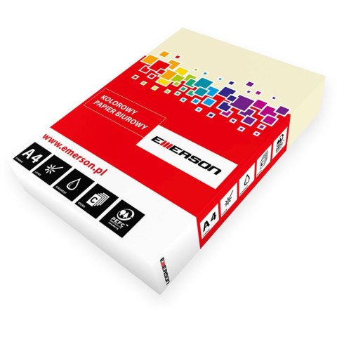 Papier kolorowy Emerson 6093 A4 kość słoniowa 160g (xem416093) Papier kolorowy Emerson 6093 A4 kość słoniowa 160g (xem416093)
