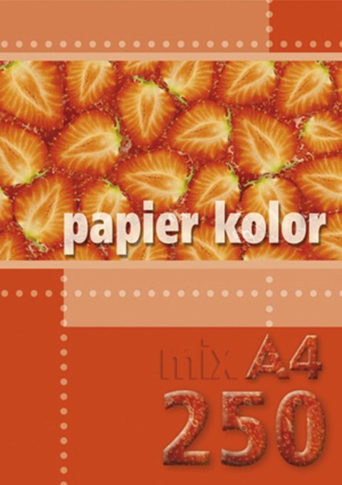 Papier kolorowy Kreska A4 mix 80g Papier kolorowy Kreska A4 mix 80g