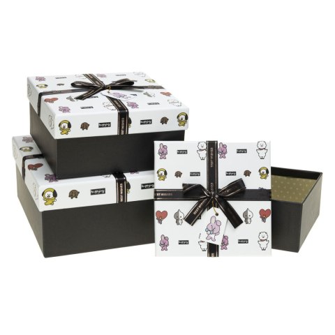 Pudełko na prezent Rozette (PUG-22139-KW set 3 pcs) Pudełko na prezent Rozette (PUG-22139-KW set 3 pcs)