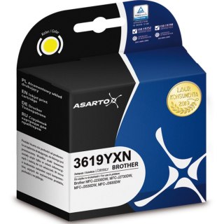 Tusz alternatywny Asarto Brother (AS-B3619YXN) Yellow