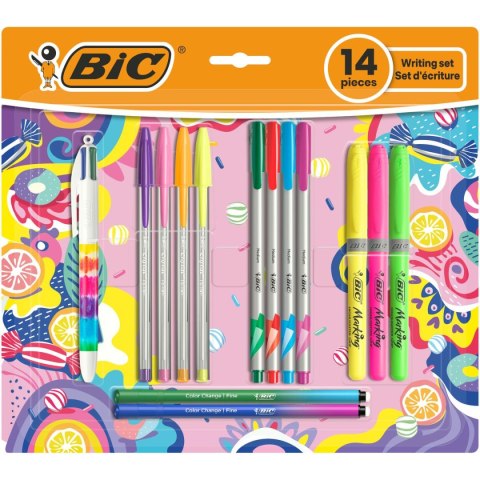 Zestaw piśmienniczy Bic BL 8SSZT MIXED PACK COLORFUL (503835) Zestaw piśmienniczy Bic BL 8SSZT MIXED PACK COLORFUL (503835)