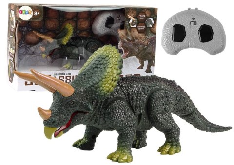 Figurka Lean Dinozaur Na Baterie Triceratops Zdalnie Sterowany Dźwięk (12438) Figurka Lean Dinozaur Na Baterie Triceratops Zdalnie Sterowany Dźwięk (12438)