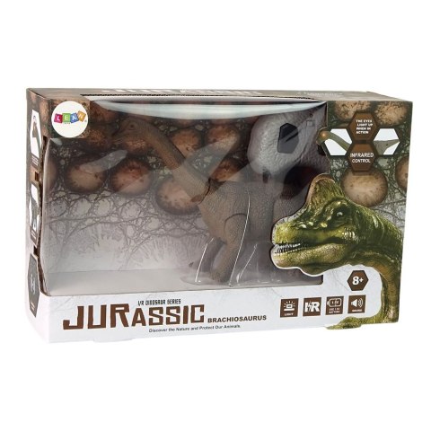 Figurka Lean Dinozaur Zdalnie Sterowany Brąz Brachiosaurus Dźwięk (12432) Figurka Lean Dinozaur Zdalnie Sterowany Brąz Brachiosaurus Dźwięk (12432)