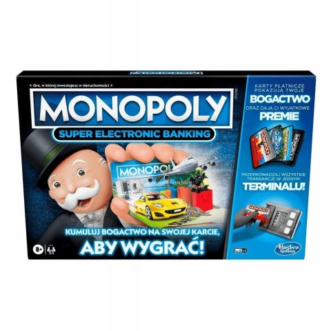 Gra planszowa Hasbro Monopoly Super Electronic Banking (E8978) Gra planszowa Hasbro Monopoly Super Electronic Banking (E8978)