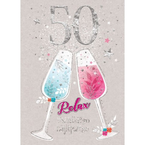 Kartka składana Henry B6 ur 50 LAT (5907465660778) Kartka składana Henry B6 ur 50 LAT (5907465660778)