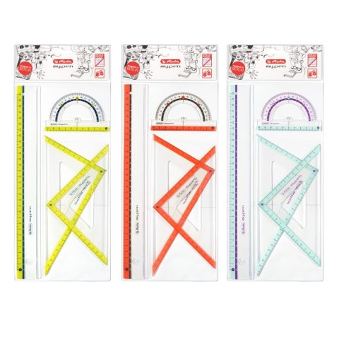 Komplet geometryczny Herlitz My Pen 4 el. (11368222) Komplet geometryczny Herlitz My Pen 4 el. (11368222)
