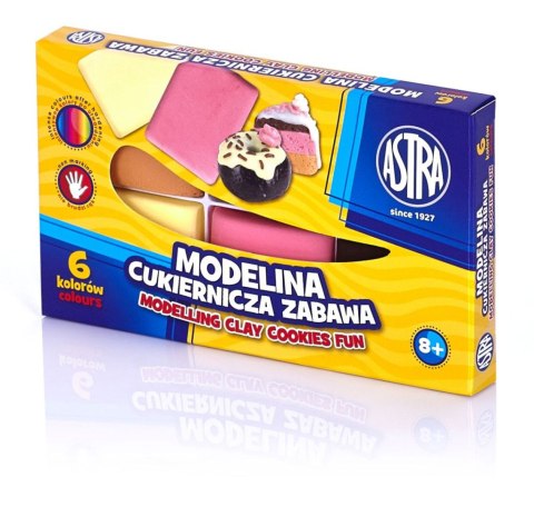 Modelina Astra 6 kol. cukiernicza zabawa mix (304114001) Modelina Astra 6 kol. cukiernicza zabawa mix (304114001)