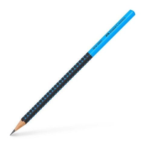 Ołówek Faber Castell Grip 2001 Two Tone czarny/niebieski HB (517010FC) Ołówek Faber Castell Grip 2001 Two Tone czarny/niebieski HB (517010FC)