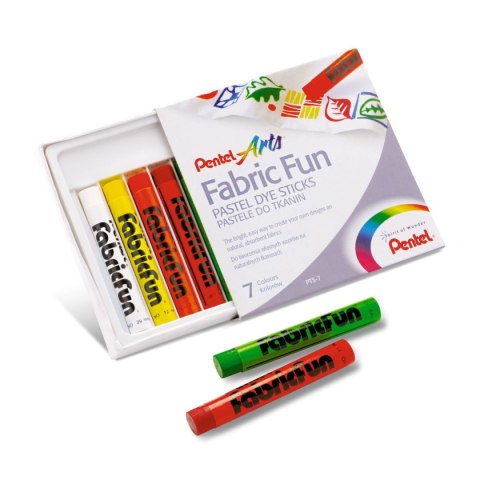 PTS Zestaw pasteli do tkanin z torbą Pentel PTS Zestaw pasteli do tkanin z torbą Pentel