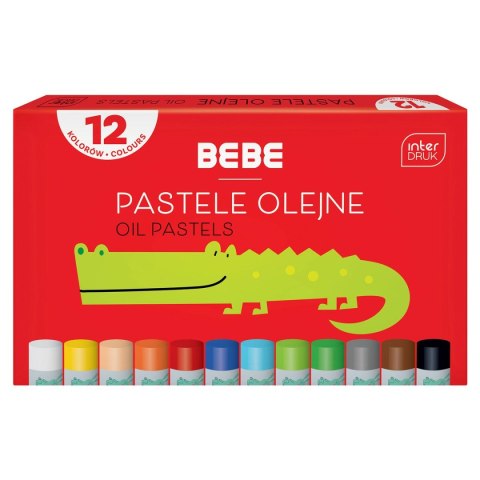 Pastele olejne Bebe BB KIDS 12 kol 12 kol. (5902277327321) Pastele olejne Bebe BB KIDS 12 kol 12 kol. (5902277327321)