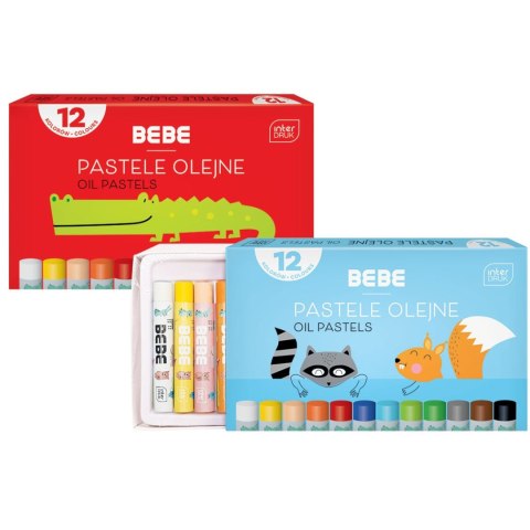 Pastele olejne Bebe BB KIDS 12 kol 12 kol. (5902277327321) Pastele olejne Bebe BB KIDS 12 kol 12 kol. (5902277327321)