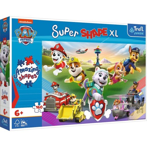 Puzzle Trefl Paw Patrol XL Skaczące pieski 160 el. (50021) Puzzle Trefl Paw Patrol XL Skaczące pieski 160 el. (50021)