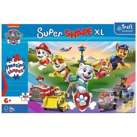 Puzzle Trefl Paw Patrol XL Skaczące pieski 160 el. (50021) Puzzle Trefl Paw Patrol XL Skaczące pieski 160 el. (50021)