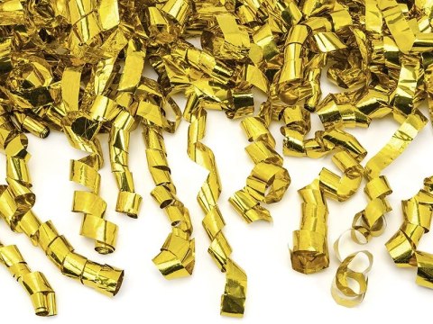 Tuba strzelająca Partydeco z serpentynami, złoty, 80cm (TUKSE80-019M) Tuba strzelająca Partydeco z serpentynami, złoty, 80cm (TUKSE80-019M)