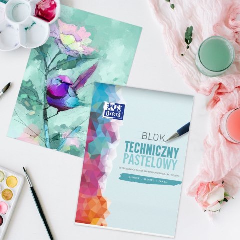 Blok techniczny Oxford Oxford A4 mix 225g 10k (400166068) Blok techniczny Oxford Oxford A4 mix 225g 10k (400166068)