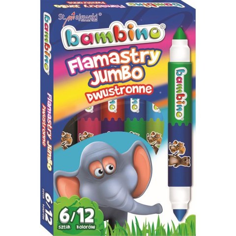 Flamaster St.Majewski Jumbo Dwustronny 12 kol. Flamaster St.Majewski Jumbo Dwustronny 12 kol.
