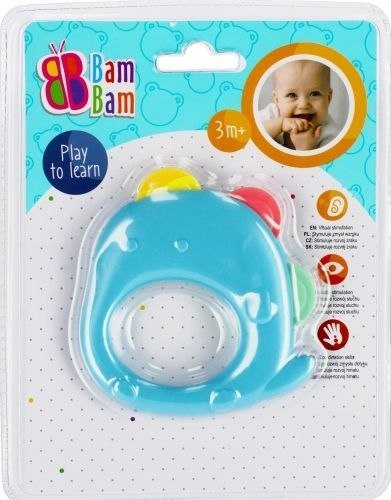 Grzechotka Bam Bam sdłonik pastel (475312) Grzechotka Bam Bam sdłonik pastel (475312)