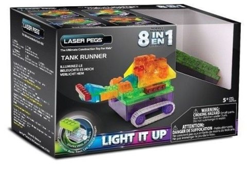 Klocki konstrukcyjne Bemag Laser Pegs 8w1 czołg (RN1330B) Klocki konstrukcyjne Bemag Laser Pegs 8w1 czołg (RN1330B)